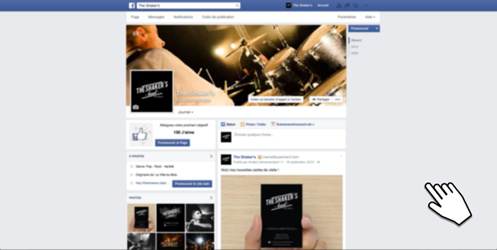 Les news dispo sur facebook ! 